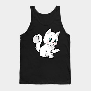 lovely cat pretty design beautifull, sweet for cat lovers Tank Top